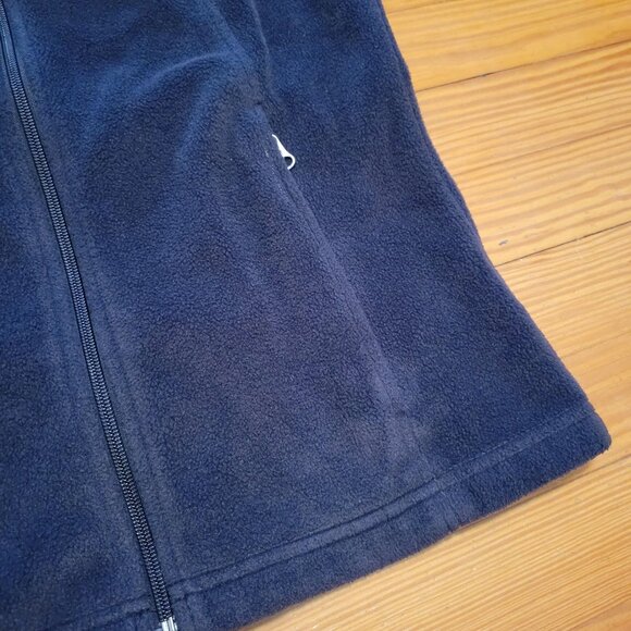Columbia Navy Blue Fleece Vest Size S Layering Winter Cozy Warm - Picture 2 of 6